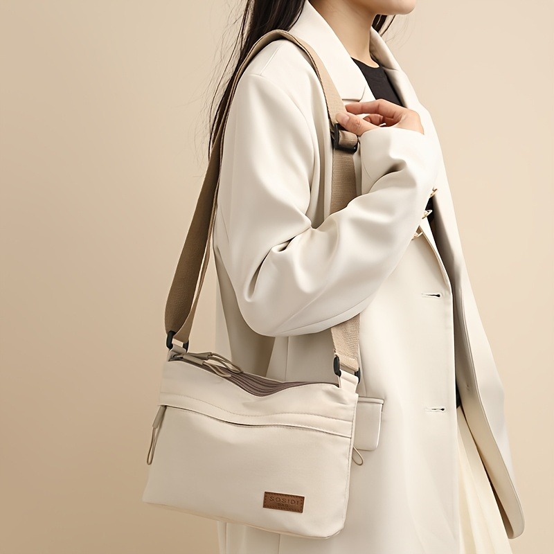 Shopper Tote Canvas - Simple Solid Color Canvas Bag for