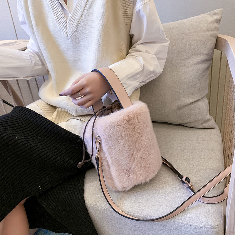 Faux Fur Bags Women Bucket Plu - Women Bags Max incelemesi ve fiyatı