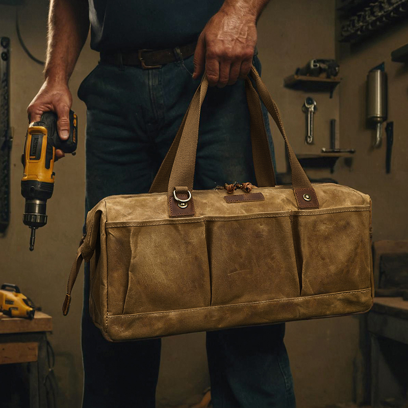 Heavy Duty Waxed Canvas Tool B - Shopper Tote Canvas incelemesi ve fiyatı