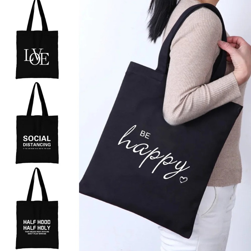 Kawaii Cartoon Orange Cat Prin - Shopper Tote Canvas incelemesi ve fiyatı