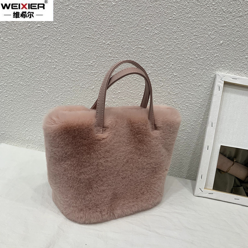 Faux Fur Solid Color Women Han - Women Bags Max incelemesi ve fiyatı