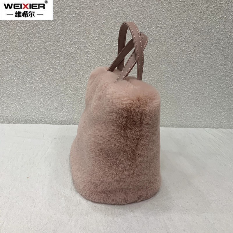 Faux Fur Solid Color Women Han - Women Bags Max incelemesi ve fiyatı