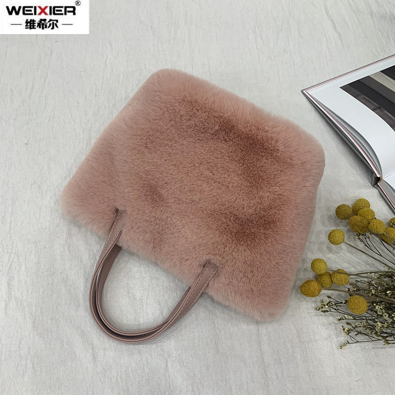Faux Fur Solid Color Women Han - Women Bags Max incelemesi ve fiyatı
