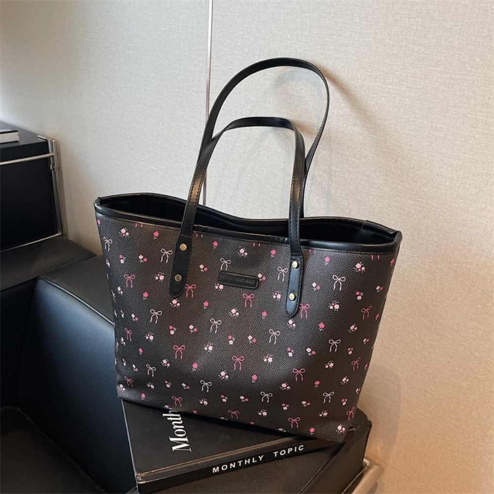Cute Tote Bag Faux Leather Bow - Women Bags On Sale Clearance incelemesi ve fiyatı