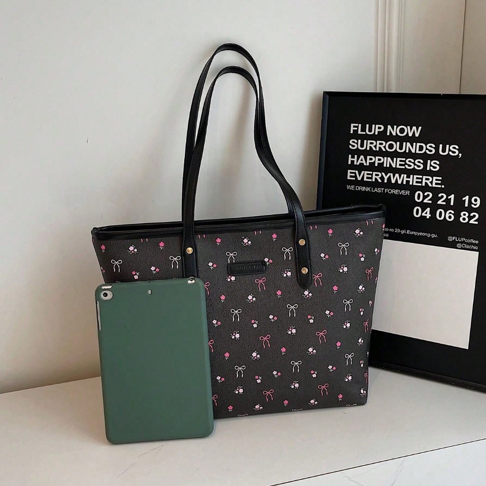Cute Tote Bag Faux Leather Bow - Women Bags On Sale Clearance incelemesi ve fiyatı