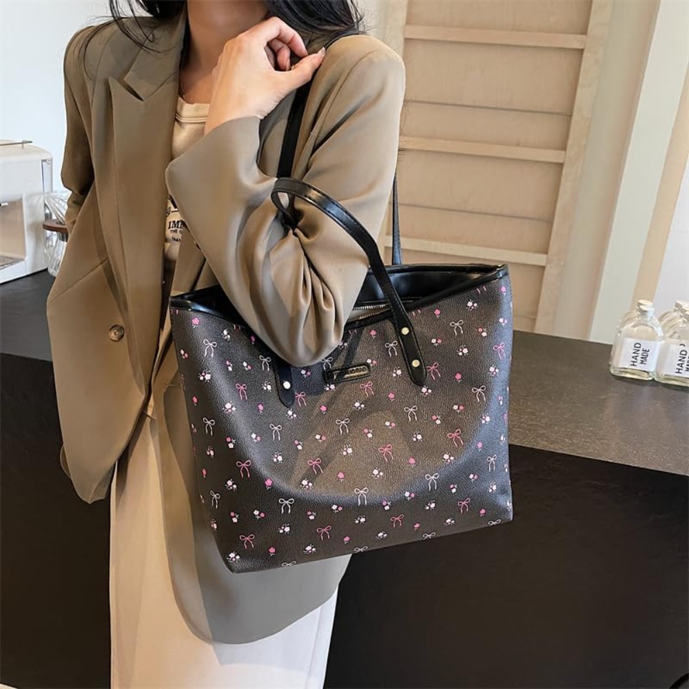 Cute Tote Bag Faux Leather Bow - Women Bags On Sale Clearance incelemesi ve fiyatı