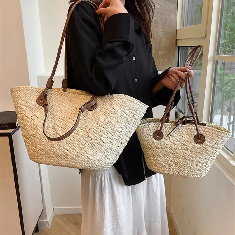New Shoulder Bag Handmade Stra - Basket Bag Wicker incelemesi ve fiyatı