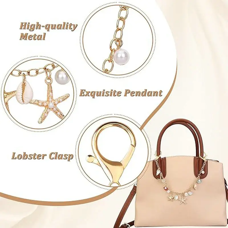Bag Charms for Handbags Golden - Women Bags Purses incelemesi ve fiyatı
