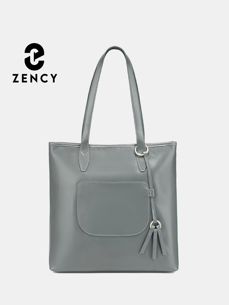 Zency 100% Genuine Leather Han - Women Bags Grey incelemesi ve fiyatı