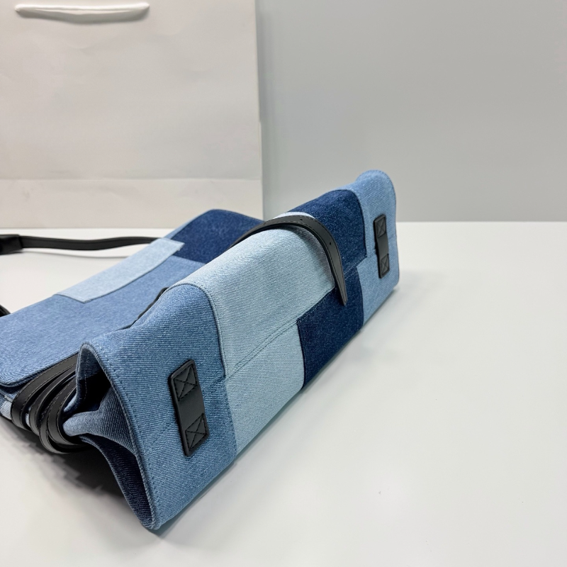 Color Block Denim Handbag Cros - Women Bags Purses incelemesi ve fiyatı