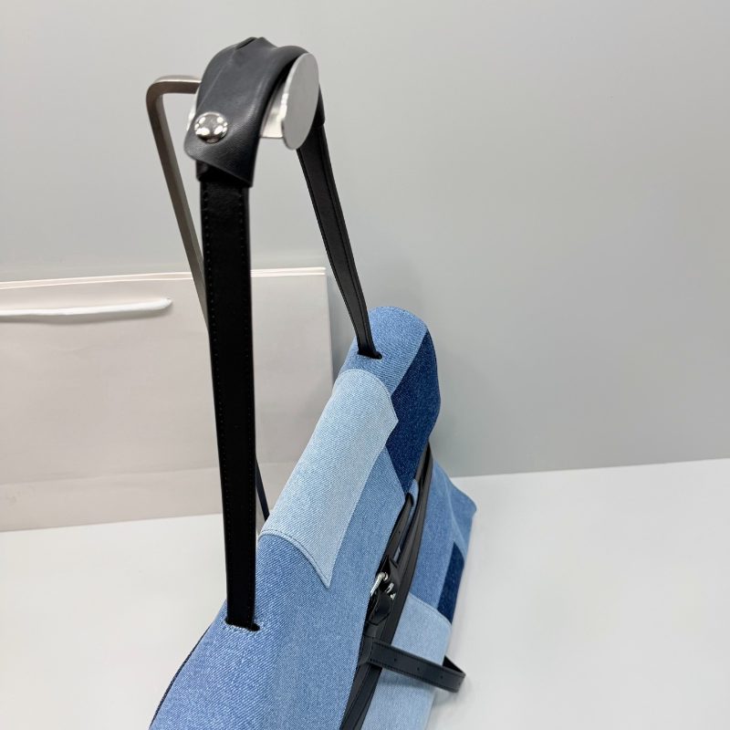 Color Block Denim Handbag Cros - Women Bags Purses incelemesi ve fiyatı