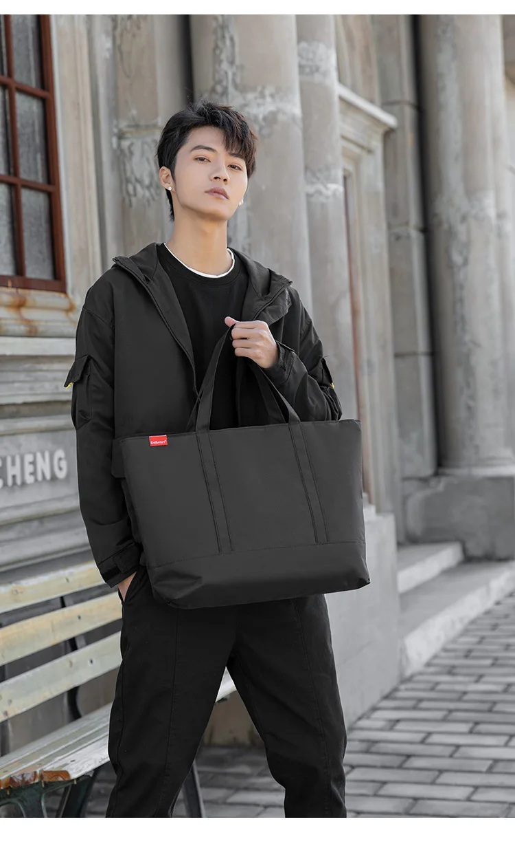 Japanese Style Men's Hanbags C - Shopper Tote Canvas incelemesi ve fiyatı