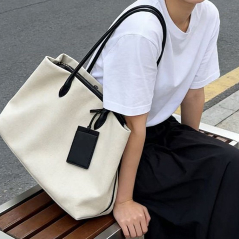 Suede Canvas Color-block Tote  - Shopper Tote Canvas incelemesi ve fiyatı