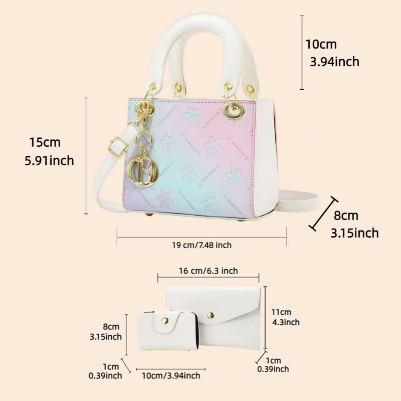 Gradient Printed Crossbody Sho - Women Bags Purses incelemesi ve fiyatı