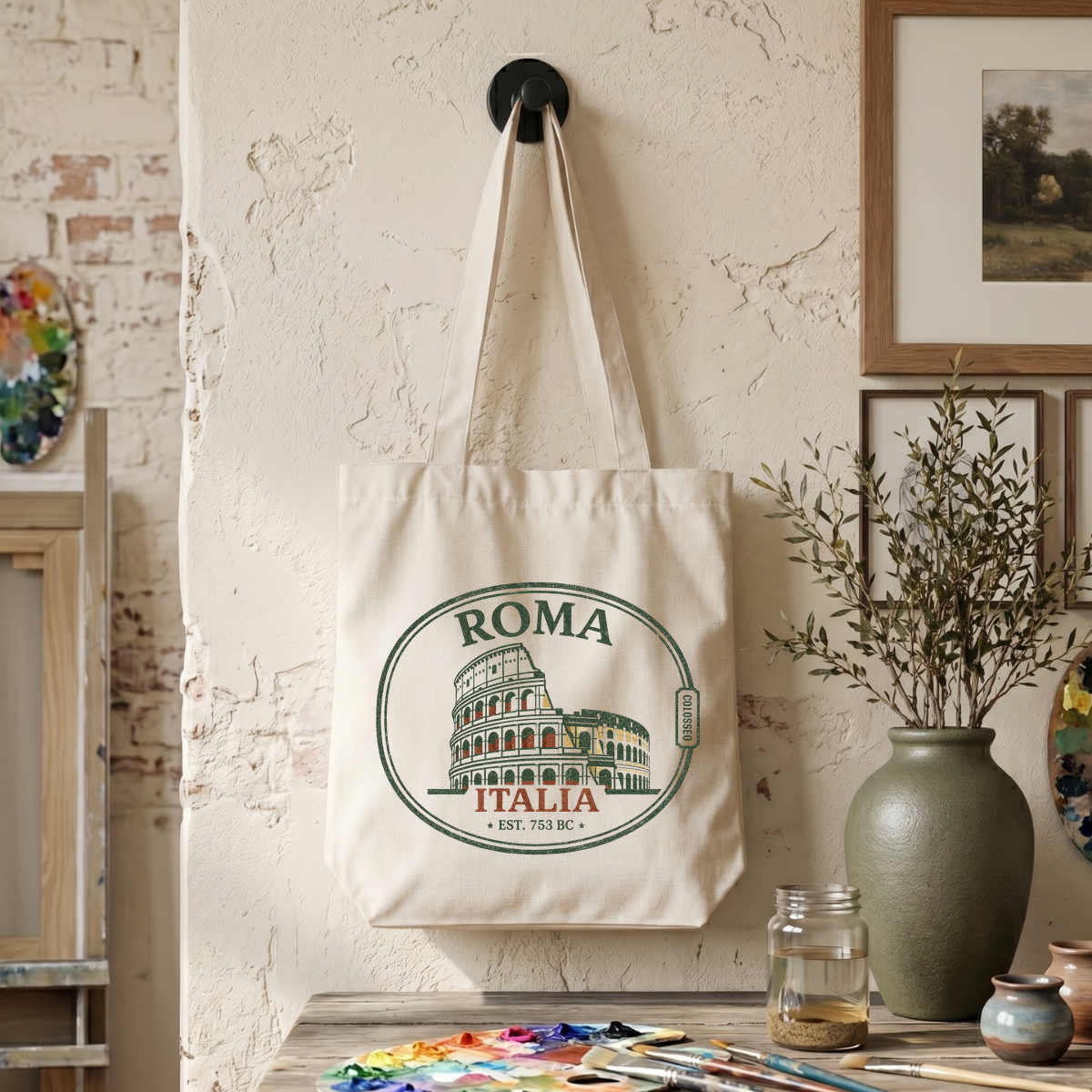 1 Pack 35×38.5cm Soft Canvas T - Shopper Tote Canvas incelemesi ve fiyatı