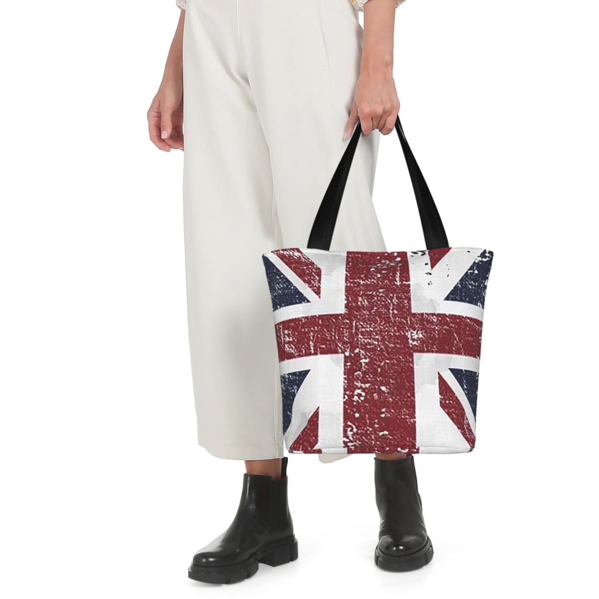 Distressed British Flag Black  - Women Bags In Uk incelemesi ve fiyatı