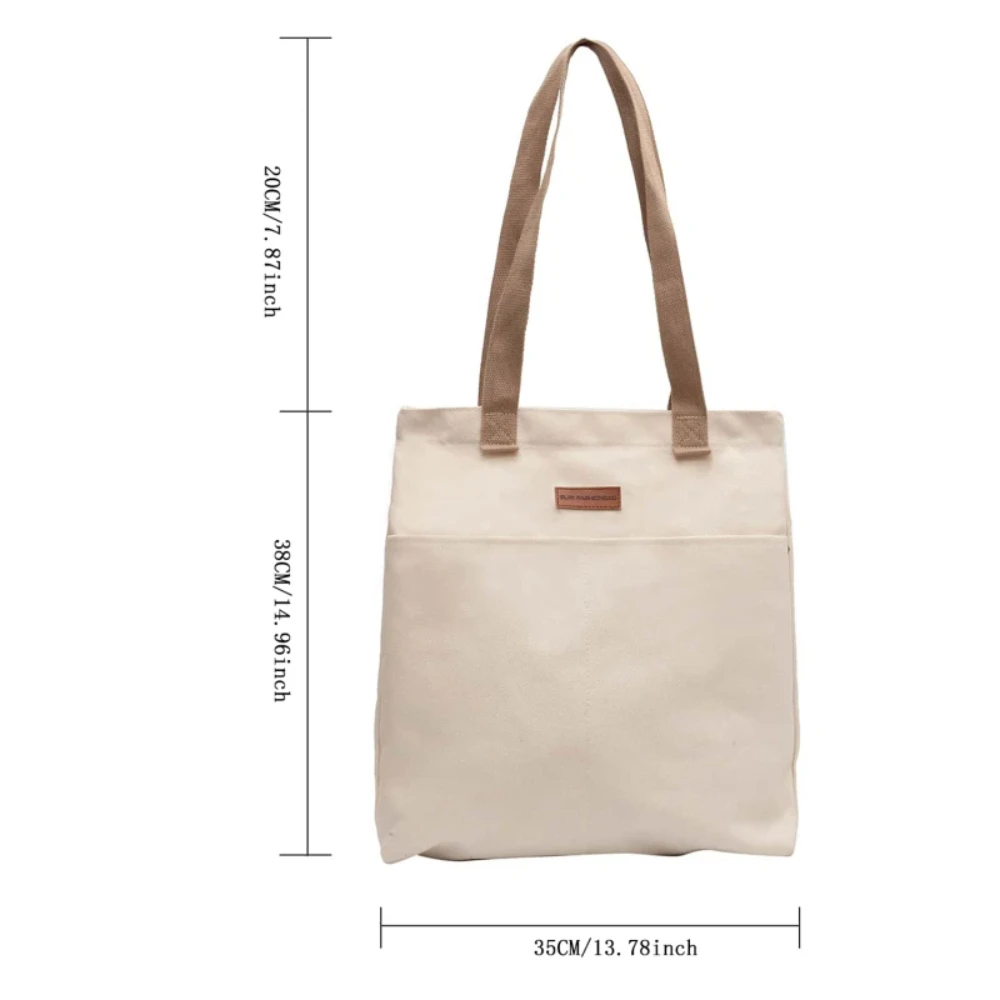 1Pc Women's Tote Bag Canvas Se - Shopper Tote Canvas incelemesi ve fiyatı