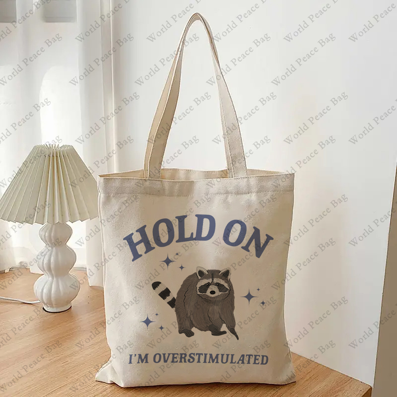 1 pc Hold On I'm Overstimulate - Women Bags Offers incelemesi ve fiyatı