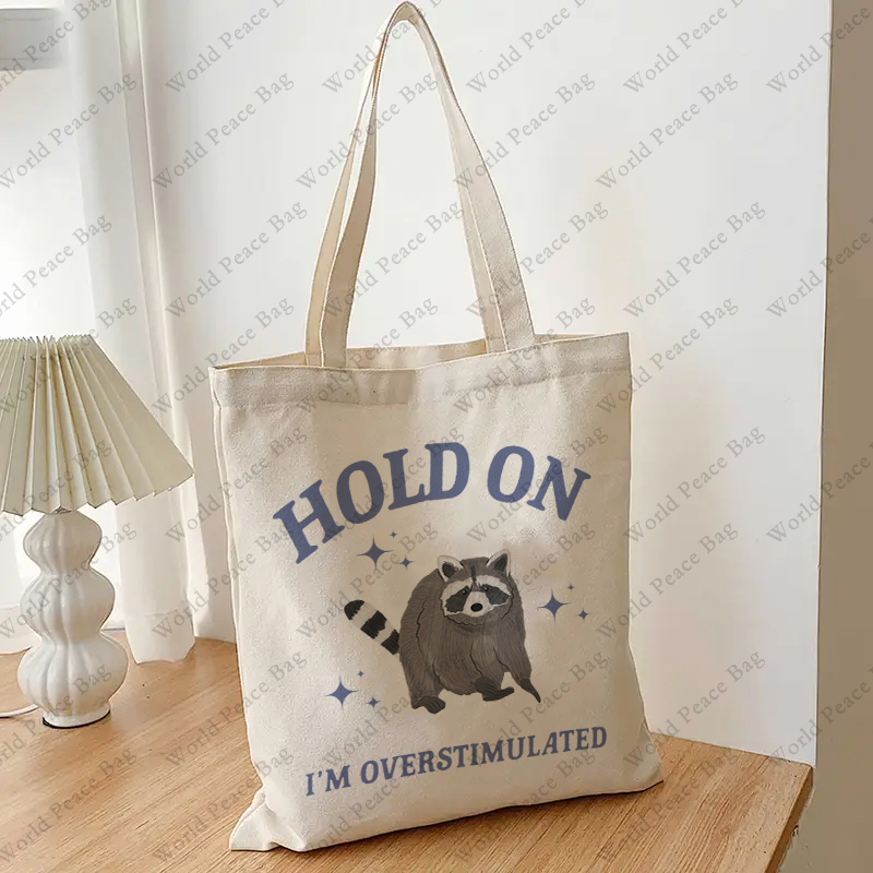 1 pc Hold On I'm Overstimulate - Women Bags Offers incelemesi ve fiyatı