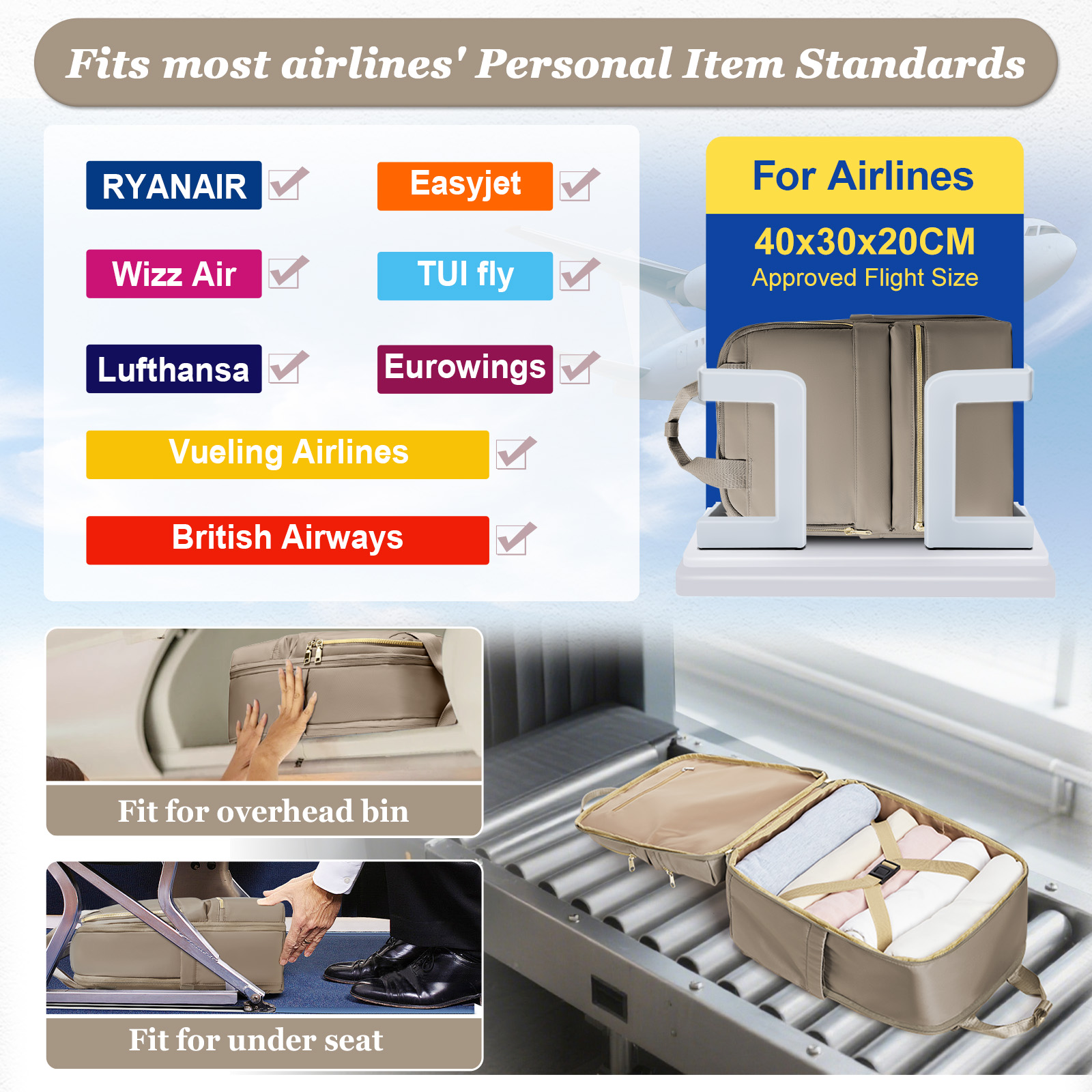 Ryanair 40x30x20 Travel Backpa - Women Bags Deals incelemesi ve fiyatı