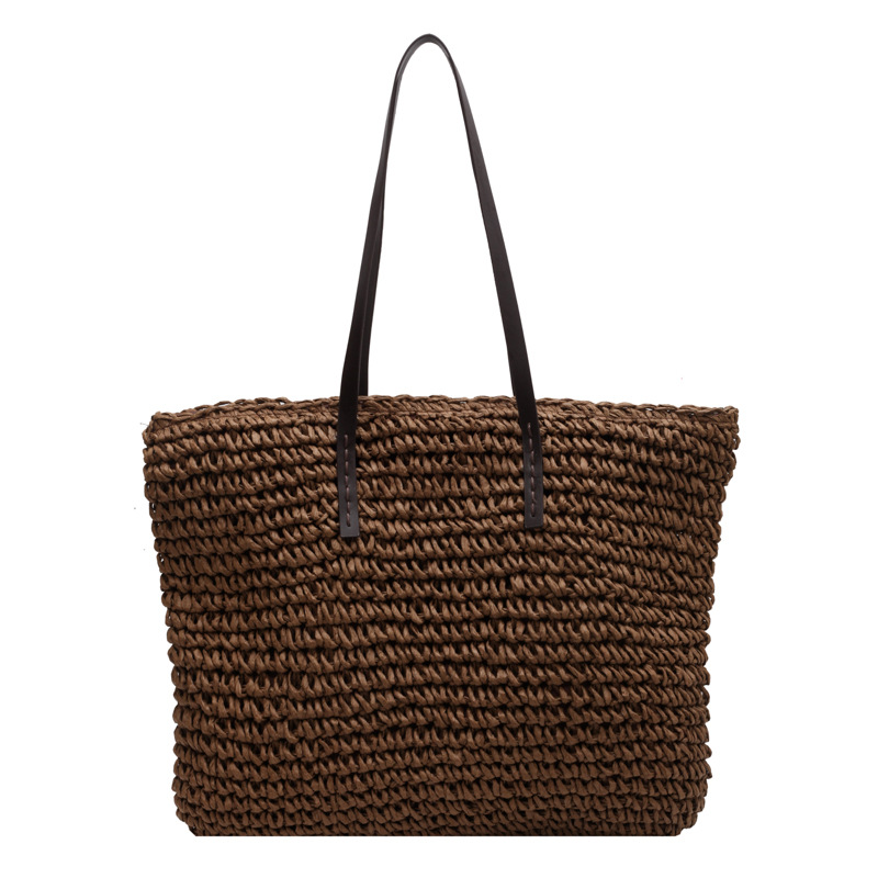 Straw Woven Tote Bags Casual L - Women Bags Offers incelemesi ve fiyatı