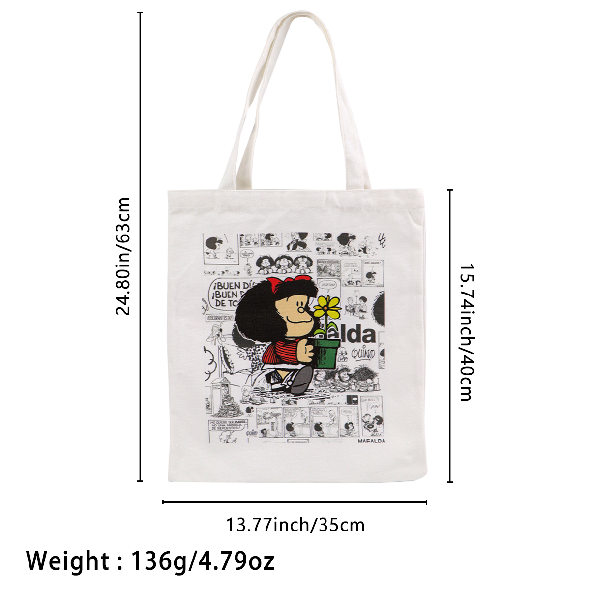Fashion Canvas Tote Bag Women  - Shopper Tote Canvas incelemesi ve fiyatı