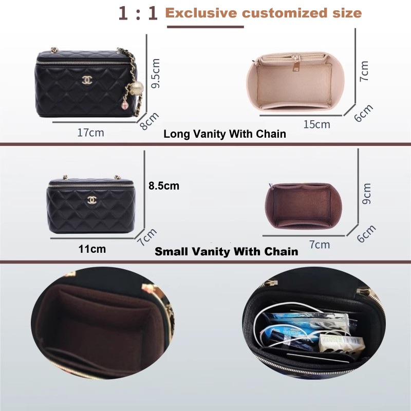Felt Insert Bag Organizer for  - Women Vanity Bags incelemesi ve fiyatı