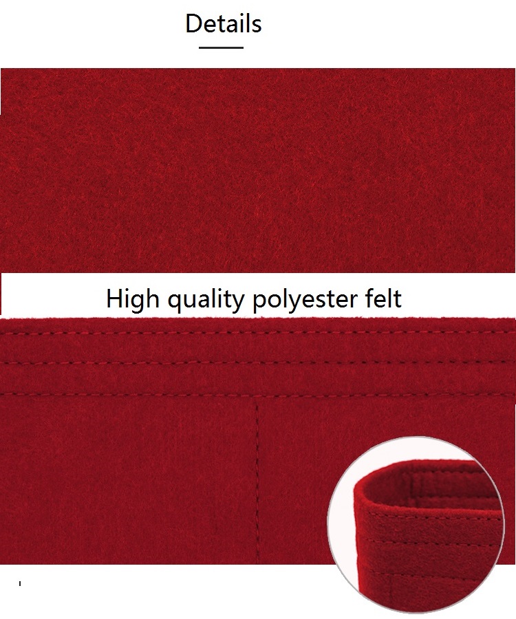 Felt Insert Bag Organizer for  - Women Vanity Bags incelemesi ve fiyatı