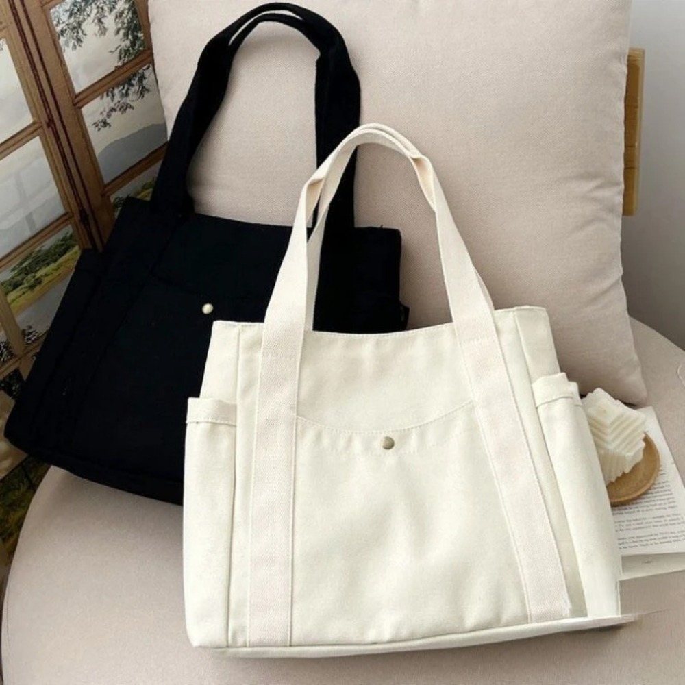 Large Capacity Canvas Tote Bag - Shopper Tote Canvas incelemesi ve fiyatı