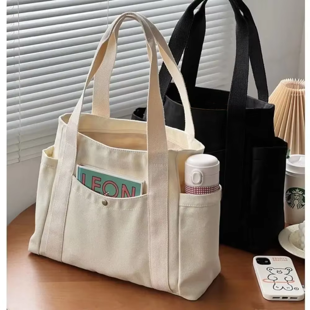 Large Capacity Canvas Tote Bag - Shopper Tote Canvas incelemesi ve fiyatı