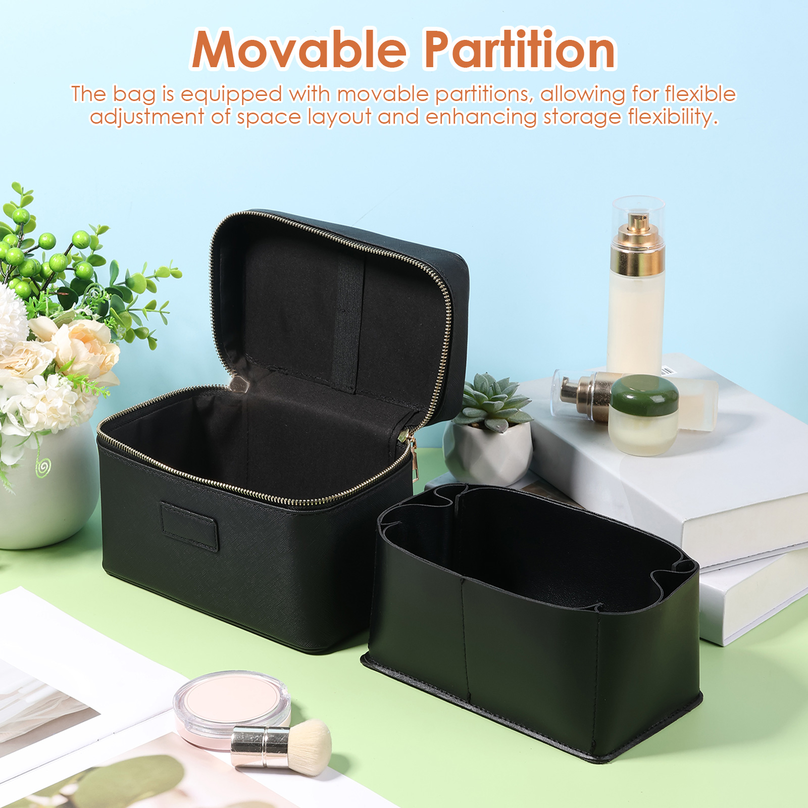 PU leather Cosmetic Bag Women  - Women Vanity Bags incelemesi ve fiyatı