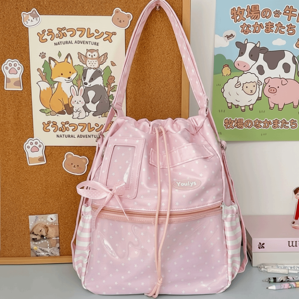 Cute Polka Dot Pattern Ita Bac - Shopper Tote Canvas incelemesi ve fiyatı