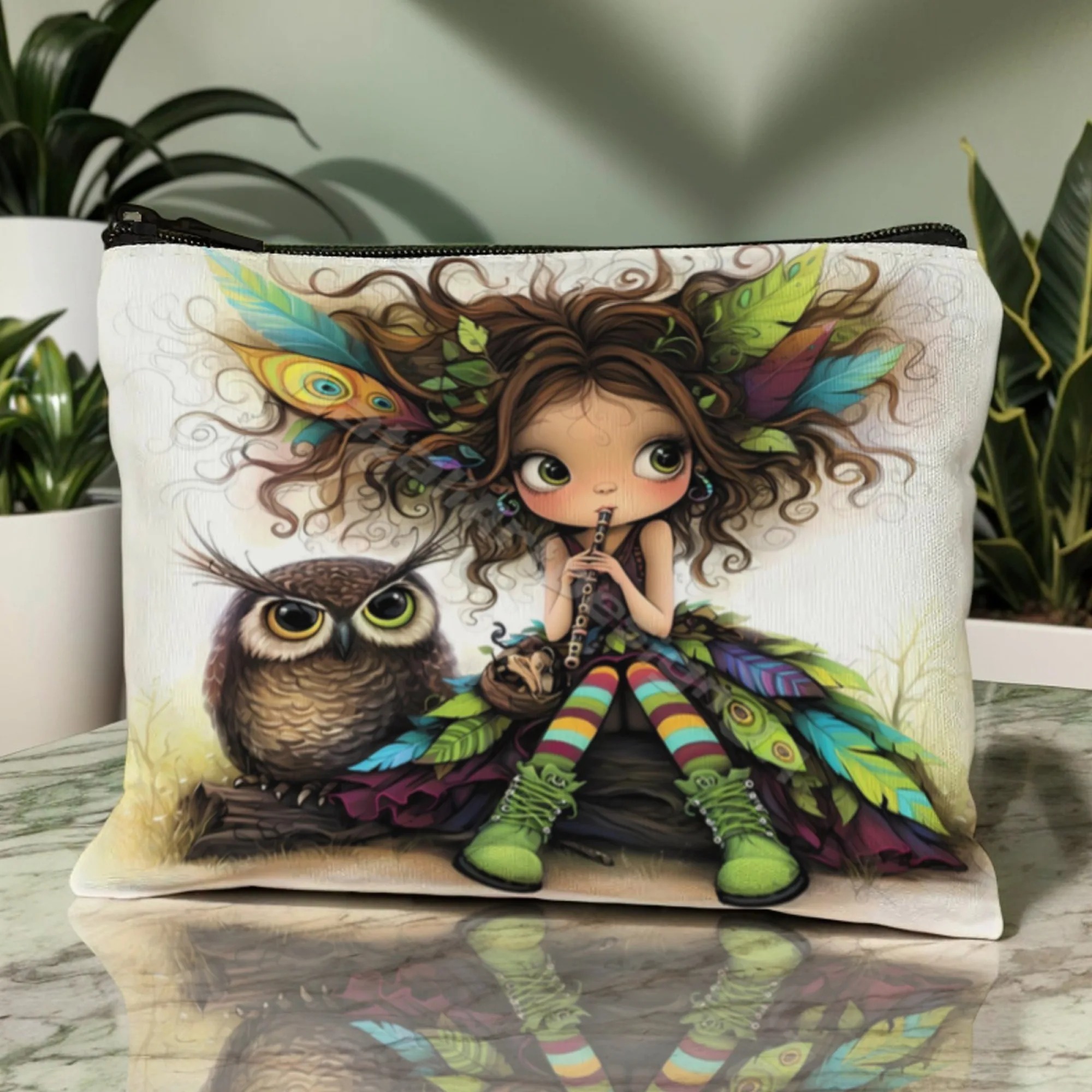 Cartoon Girl Makeup Bag Zipper - Women Bags Purses incelemesi ve fiyatı