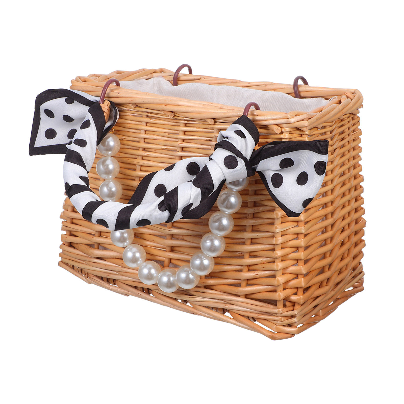 Decorative Handwoven Rattan Fl - Basket Bag Wicker incelemesi ve fiyatı