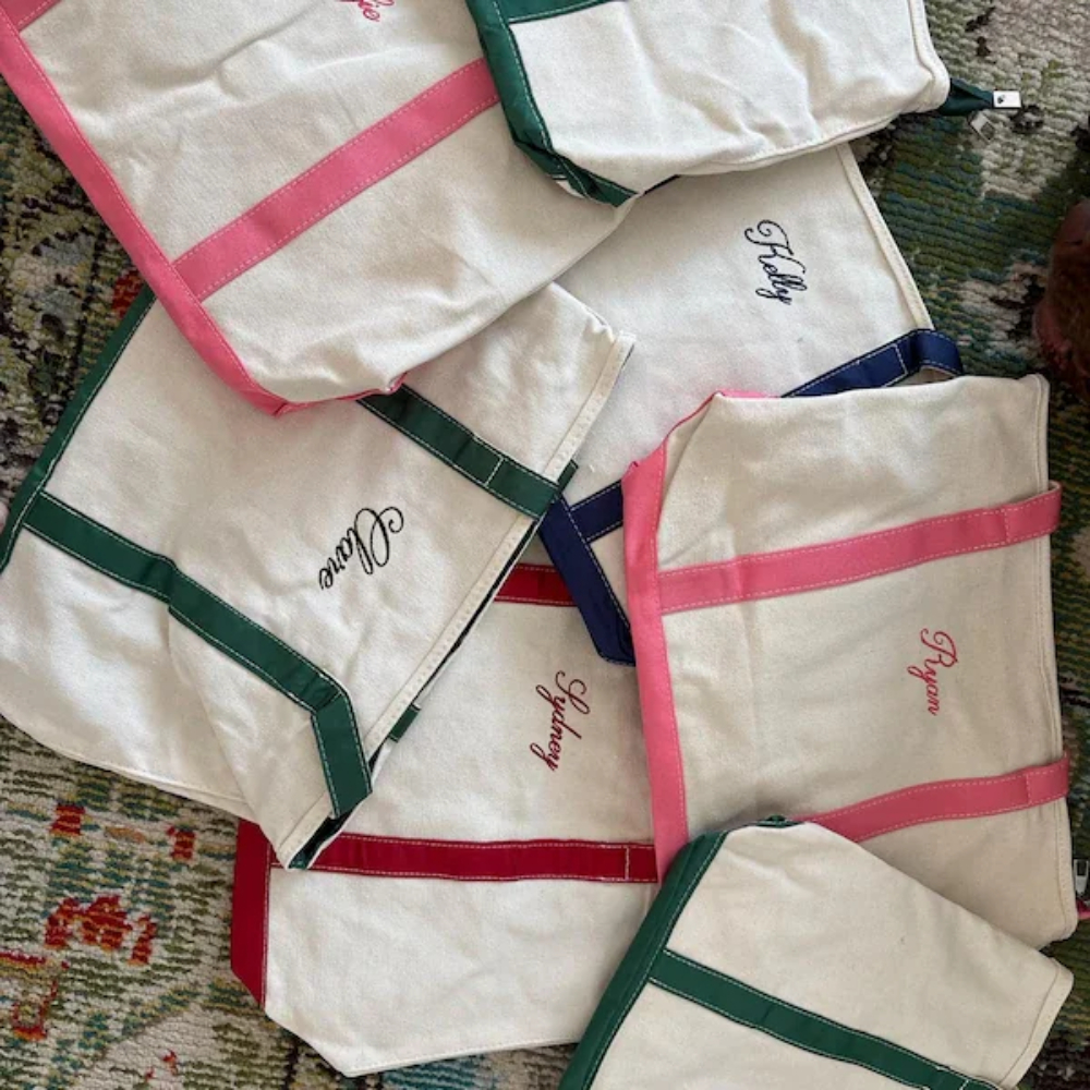 Embroidered Name Tote Bag, Fas - Shopper Tote Canvas incelemesi ve fiyatı