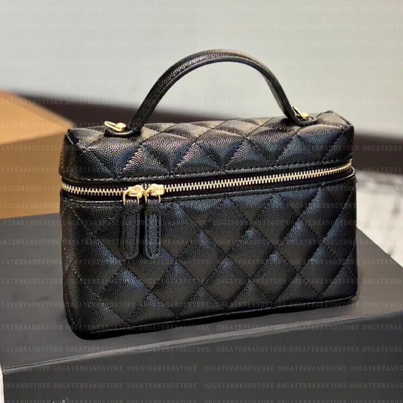 Woman Makeup Bag Cowhide Handl - Women Vanity Bags incelemesi ve fiyatı