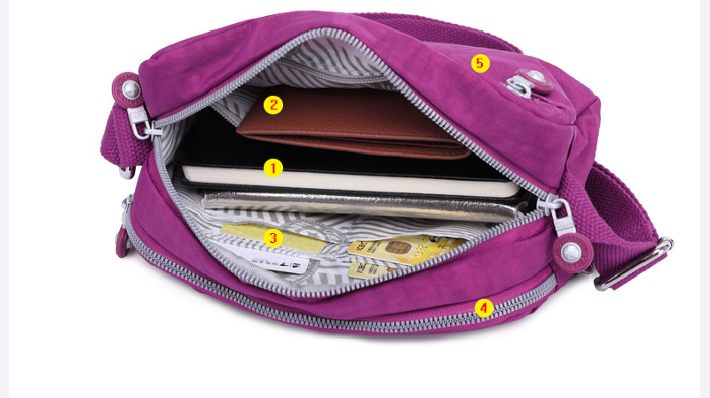 High Quality New Nylon Women S - Women Bags Grey incelemesi ve fiyatı