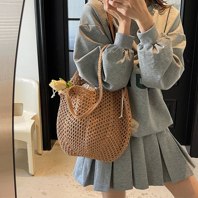2025 Latest Summer Beach Straw - Basket Bag Wicker incelemesi ve fiyatı