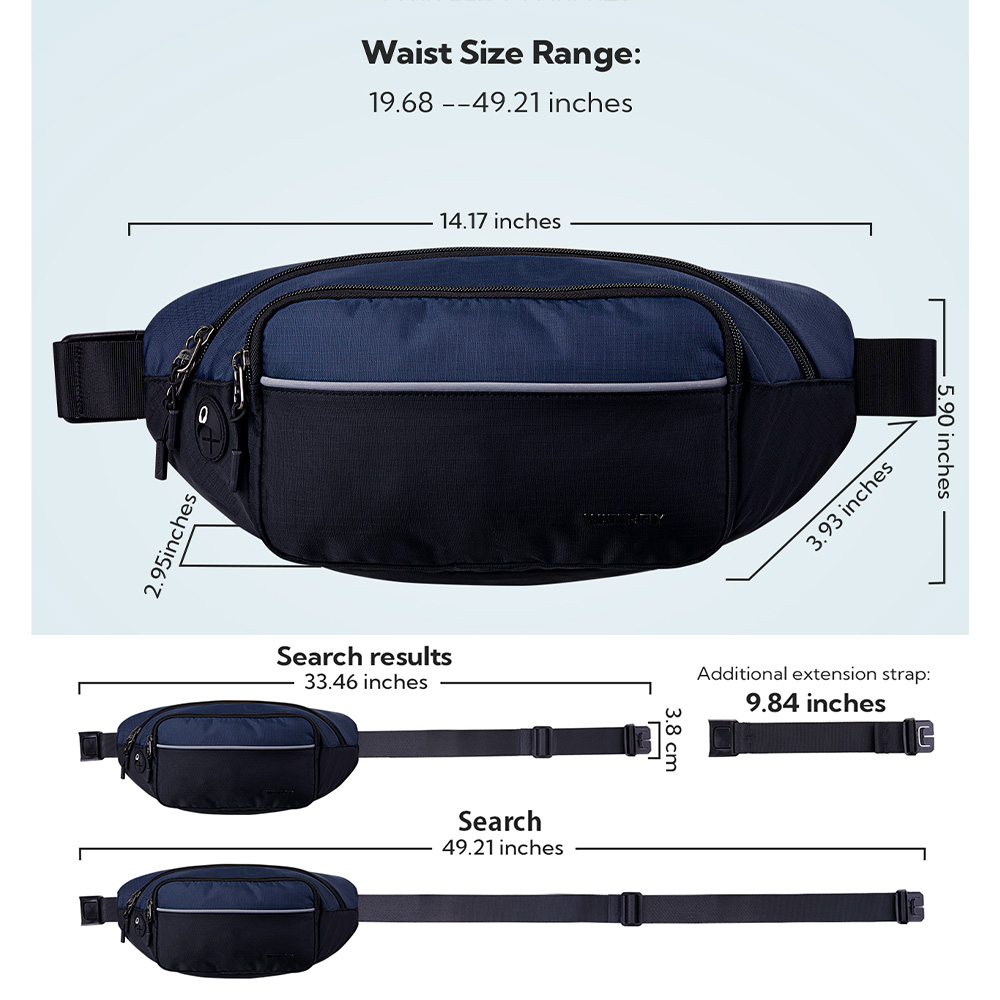 WATERFLY Fanny Pack Waist Bag  - Women Bags Deals incelemesi ve fiyatı