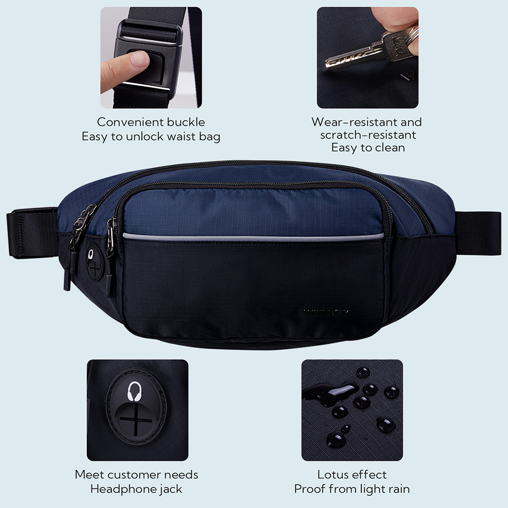WATERFLY Fanny Pack Waist Bag  - Women Bags Deals incelemesi ve fiyatı