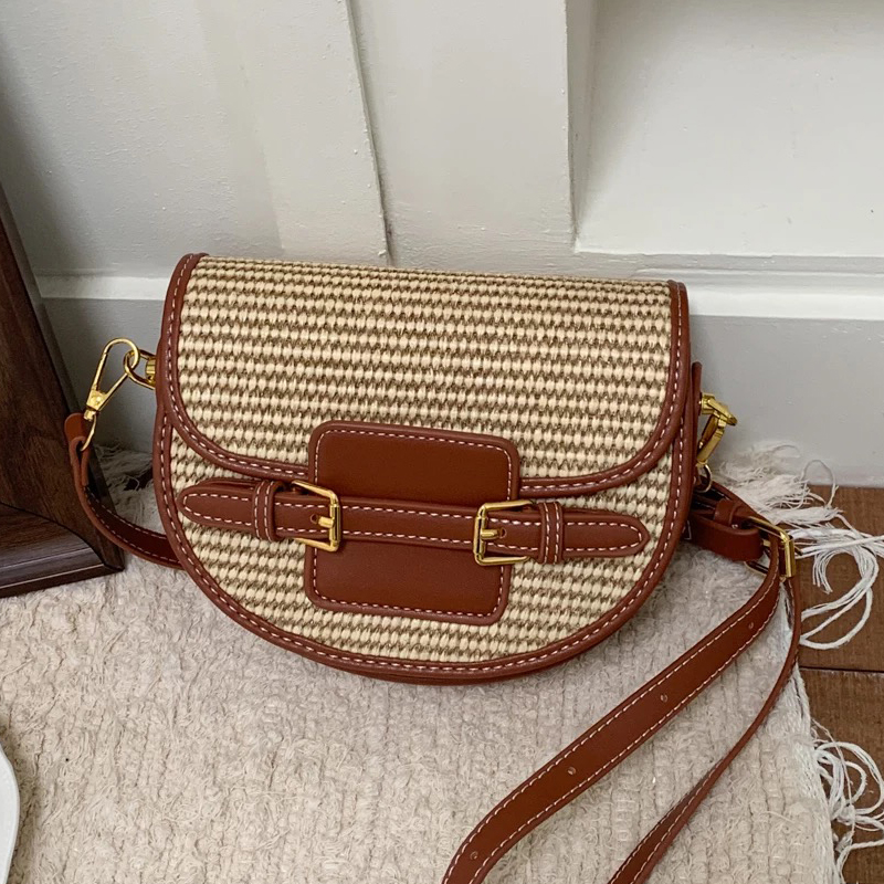 England Style Mini Straw Saddl - Women Bags Max incelemesi ve fiyatı
