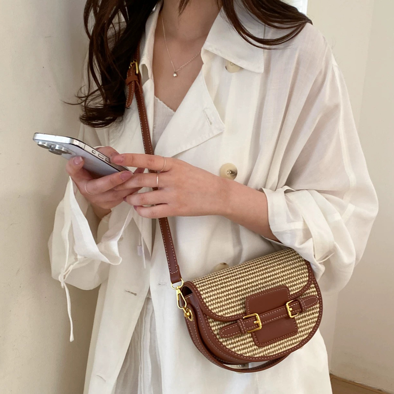 England Style Mini Straw Saddl - Women Bags Max incelemesi ve fiyatı