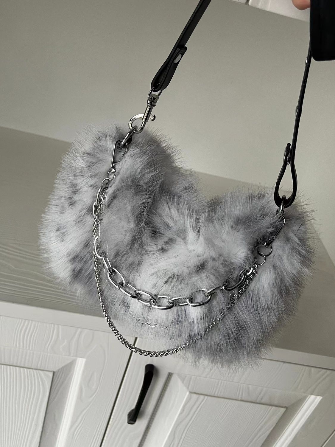 JIAERDI Vintage Y2K Handbag Wo - Women Bags Grey incelemesi ve fiyatı