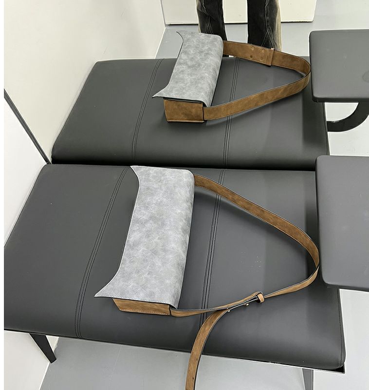 JIAERDI Vintage Grey Shoulder  - Women Bags Grey incelemesi ve fiyatı