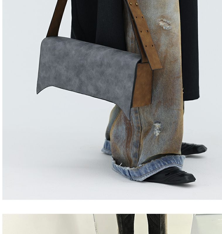 JIAERDI Vintage Grey Shoulder  - Women Bags Grey incelemesi ve fiyatı
