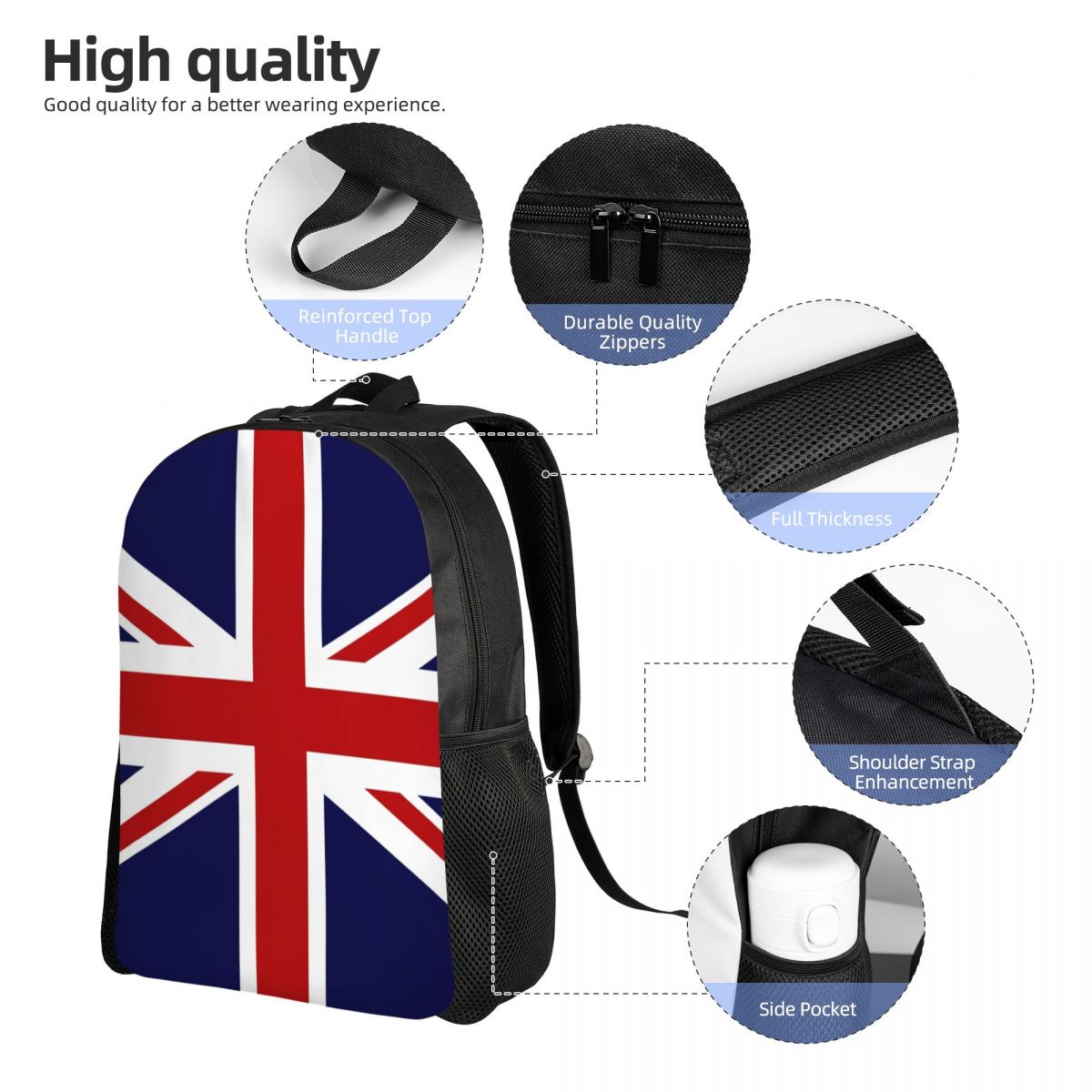 Union Jack Flag Of The UK Back - Women Bags In Uk incelemesi ve fiyatı
