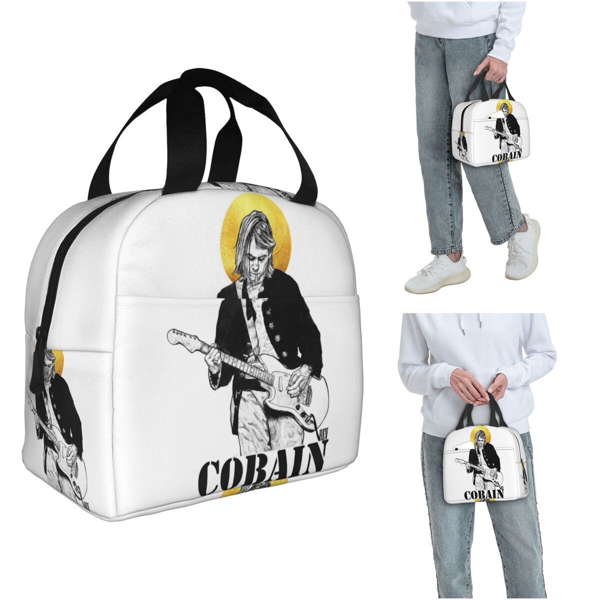 Kurt Cobain Insulated Lunch Ba - Women Bags Kurt incelemesi ve fiyatı