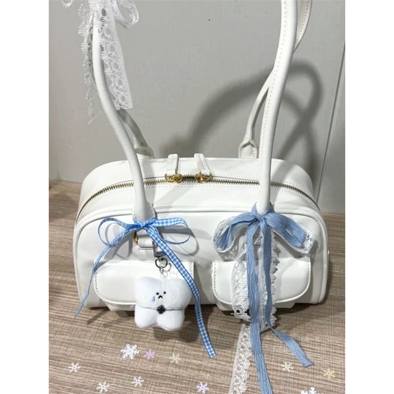 JIAERDI Retro White Bowling Ba - Women Bags Kurt incelemesi ve fiyatı