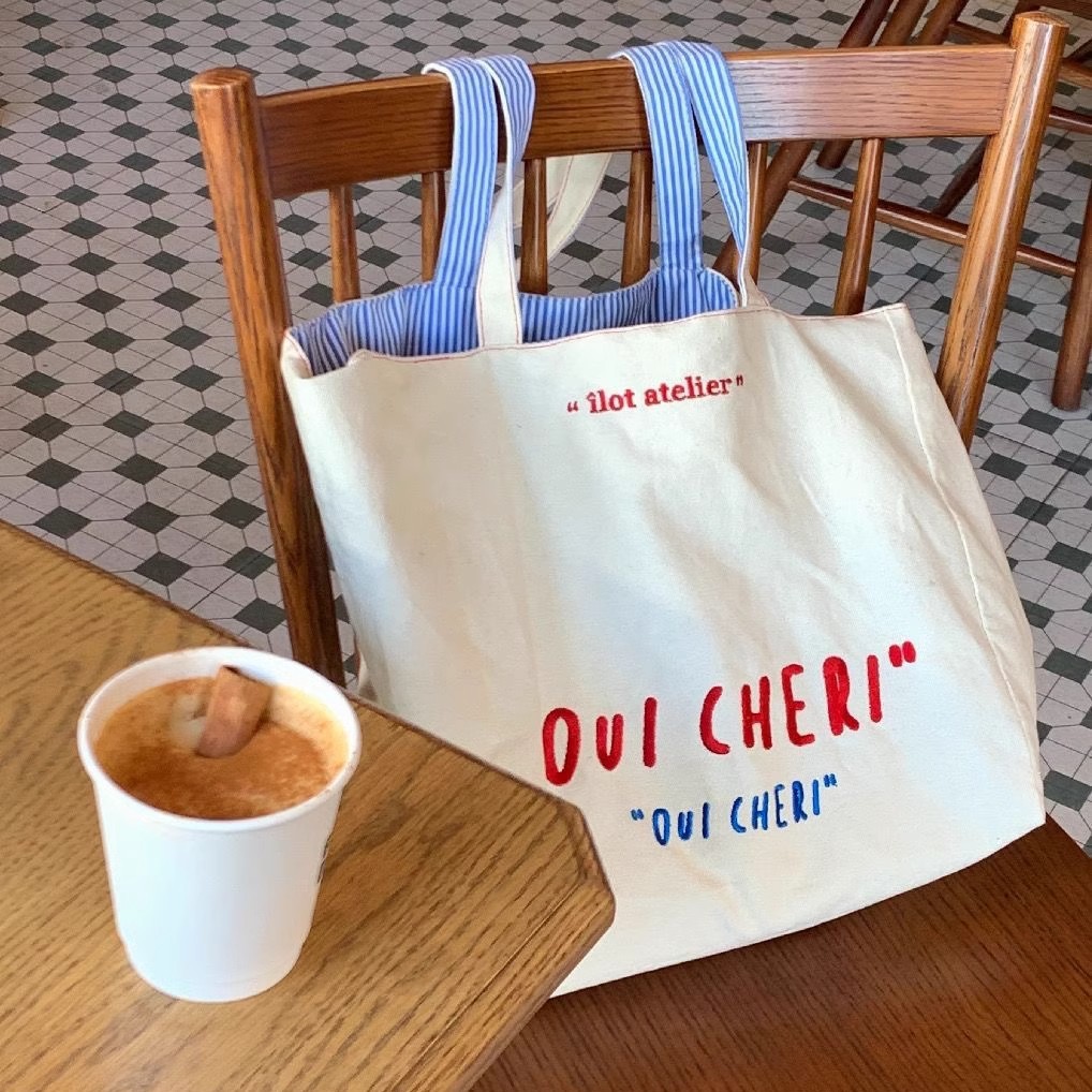 Versatile Double Striped Embro - Shopper Tote Canvas incelemesi ve fiyatı
