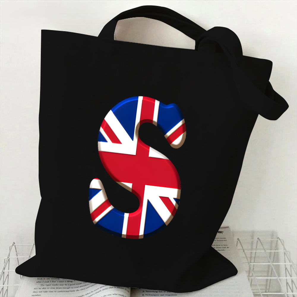 A-Z 26 Letter Canvas Tote Bag  - Women Bags In Uk incelemesi ve fiyatı